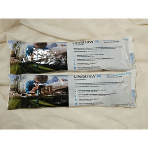 LifeStraw Personal Water Filter Straw, Lot of 2 NEW